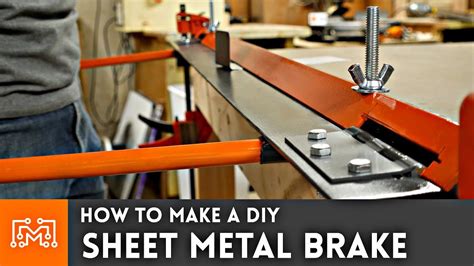 homemade sheet metal brake 2x4|home made sheet metal folder.